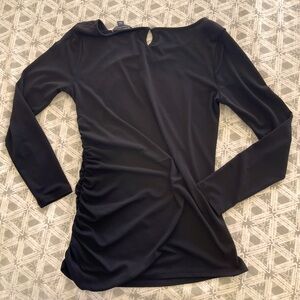 Black semi-dressy top